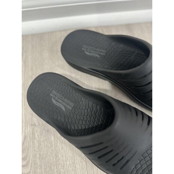 Skechers Sandals Womens Size 9 Black GO Recover Archfit Recovery Slides Comfort - Picture 3 of 10